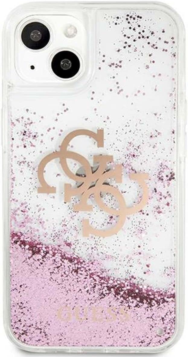 CG Mobile Liquid Glitter Case 4G Electroplated Logo For iPhone 13 Mini (5.4") - Pink