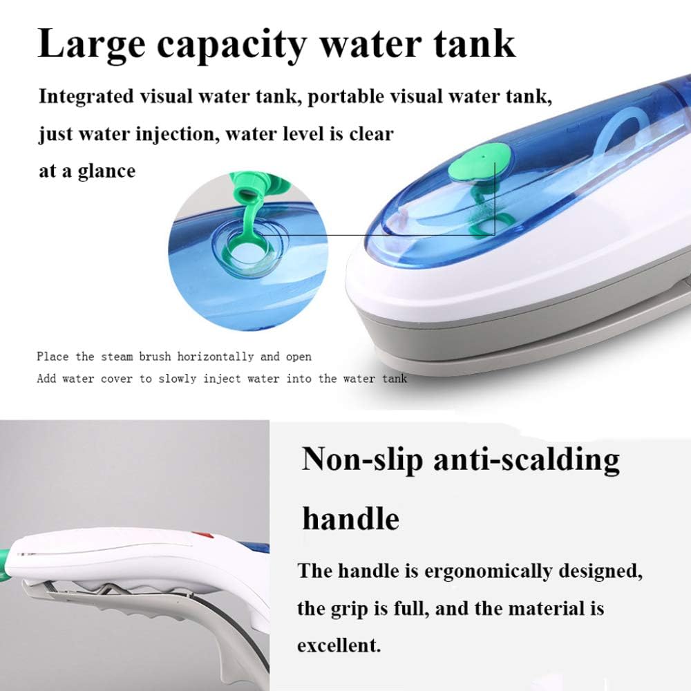 ECVV Portable Handheld Electric Steamer | Travel Clothes Steamer Household Electric Iron Portable Small Ironing Artifact Steam Brush Ironing Machine