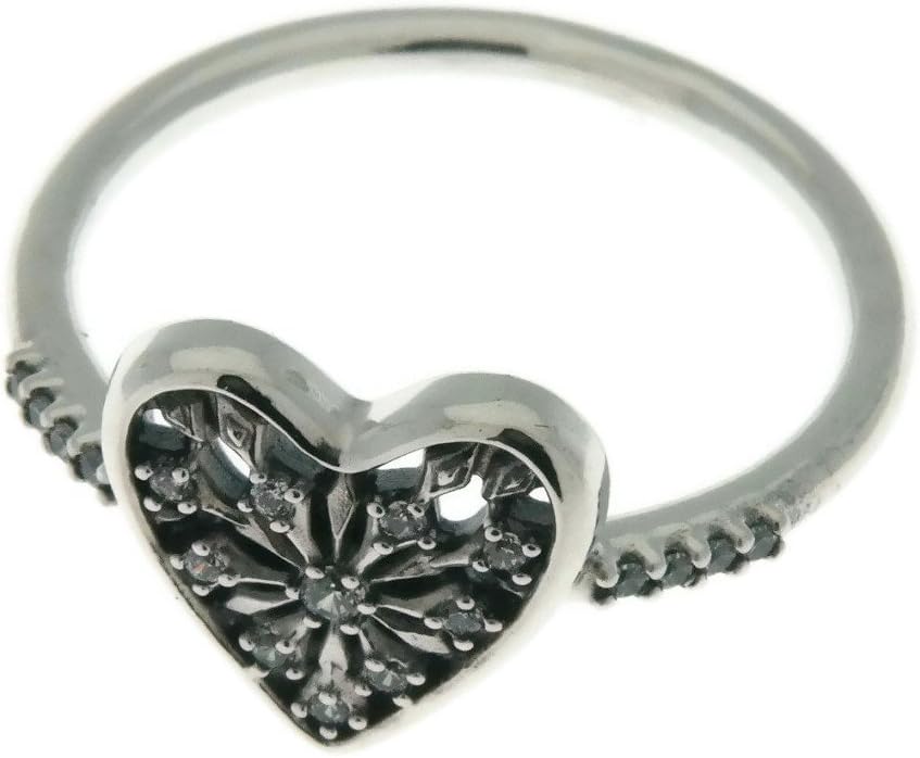 PANDORA Heart of Winter Ring, Clear CZ 196371CZ-48 EU 4.5 US