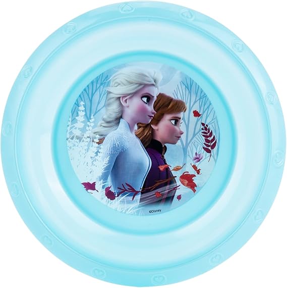 AKDC SNACK PLATE FROZEN 16CMX16CMX3CM Blue