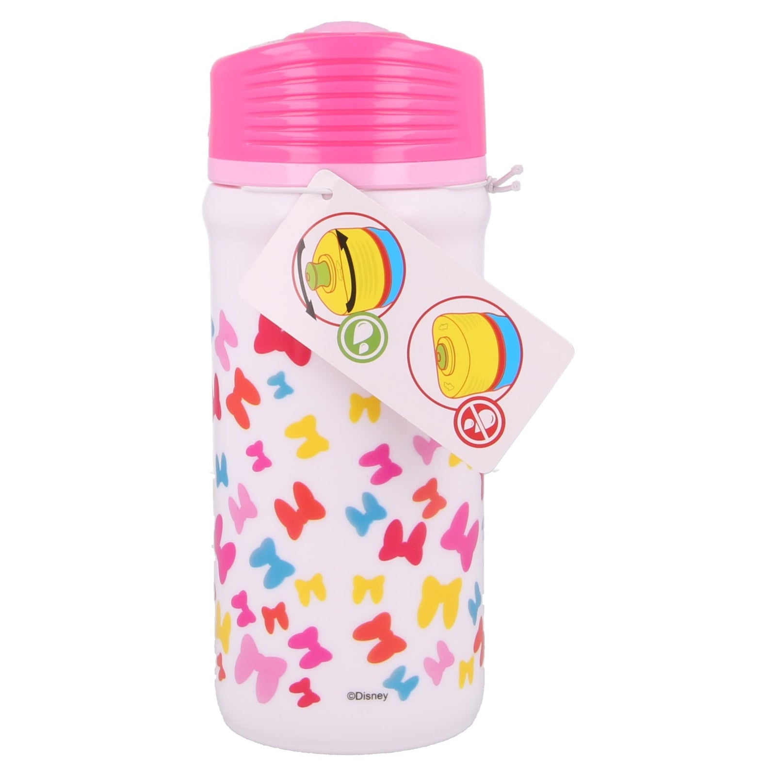 Stor Twister Sport Bottle 390 ml Minnie So Edgy Bows