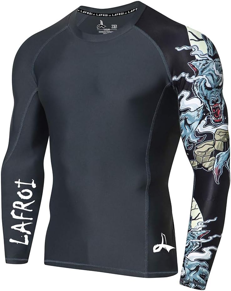 LAFROI Men Rash Guard Rash Guard Shirt