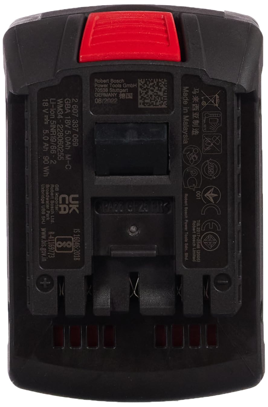 Bosch Battery/Cool Pack Power Tools, 18V, 5.0 Ah, 1600A002U5
