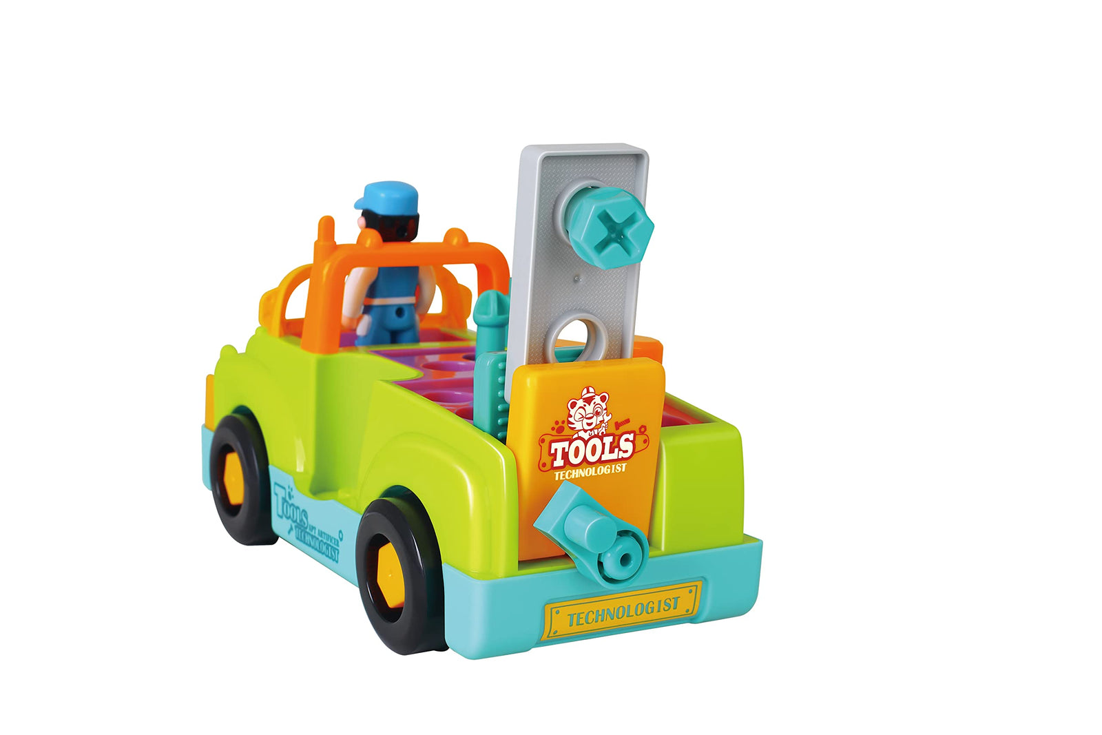 Hola Little Mechanic Tool Truck with Music/Drill/Small Parts/Electric Universal