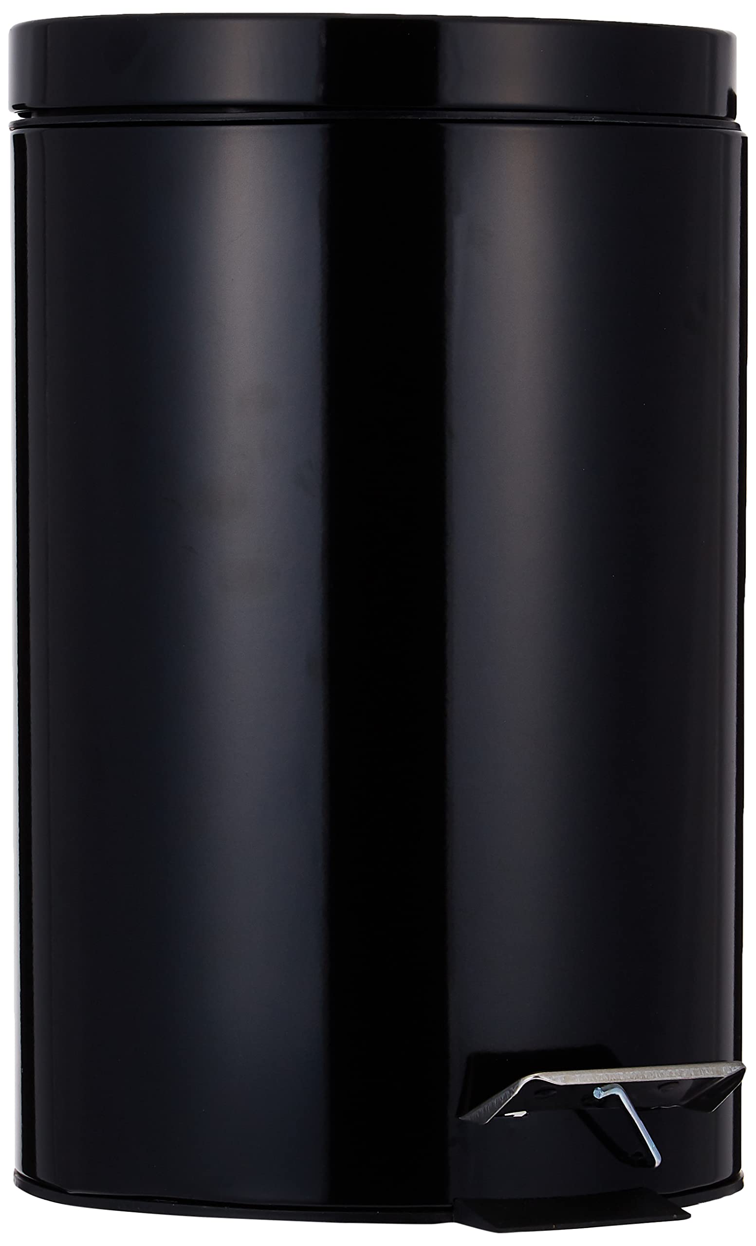 Vague Stainless Steel Pedal Bin, Black, 12 Litre Capacity 13-1439