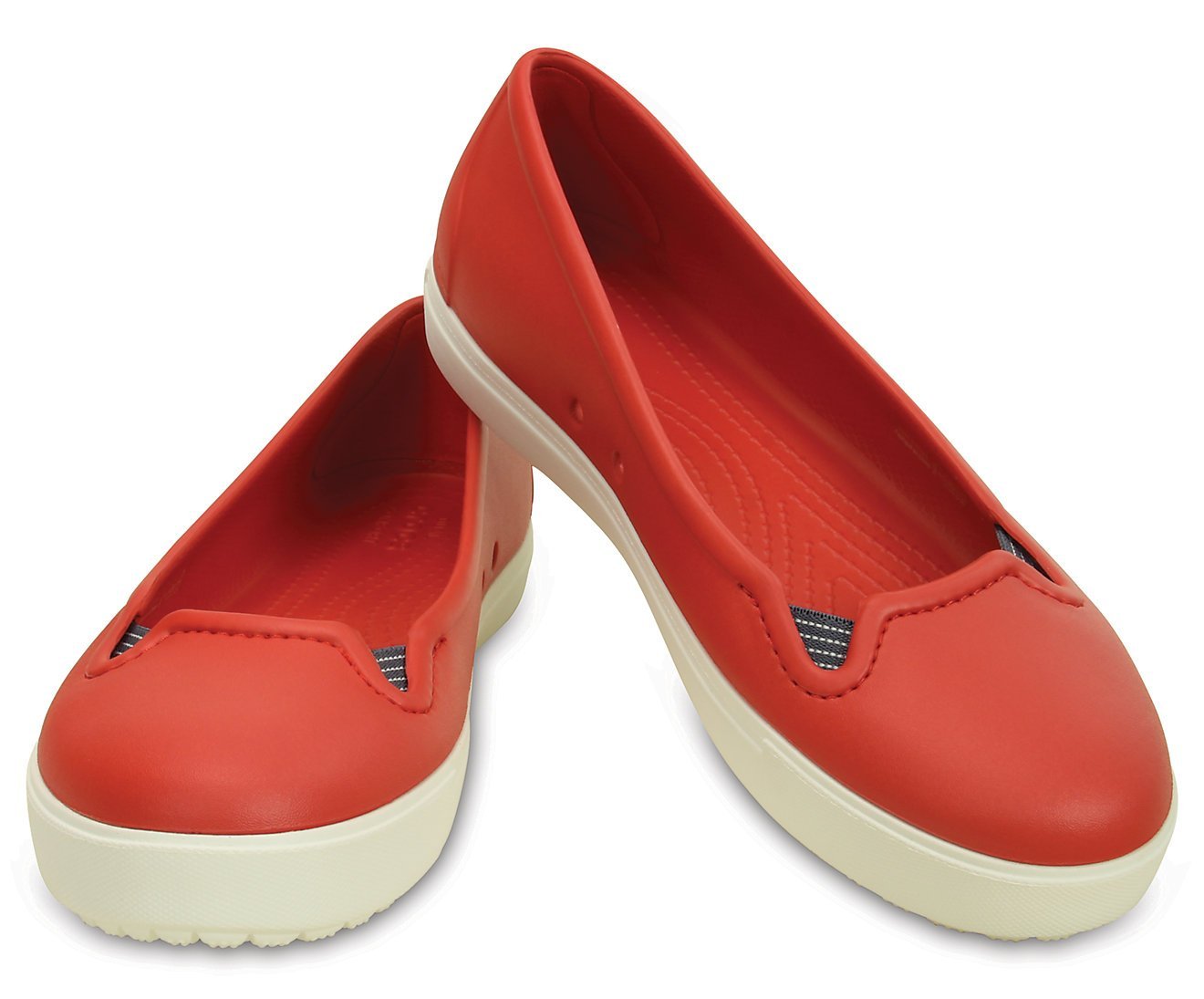 Crocs Citilane Elastic-Insert Round-Toe Ballerina Shoes For Women