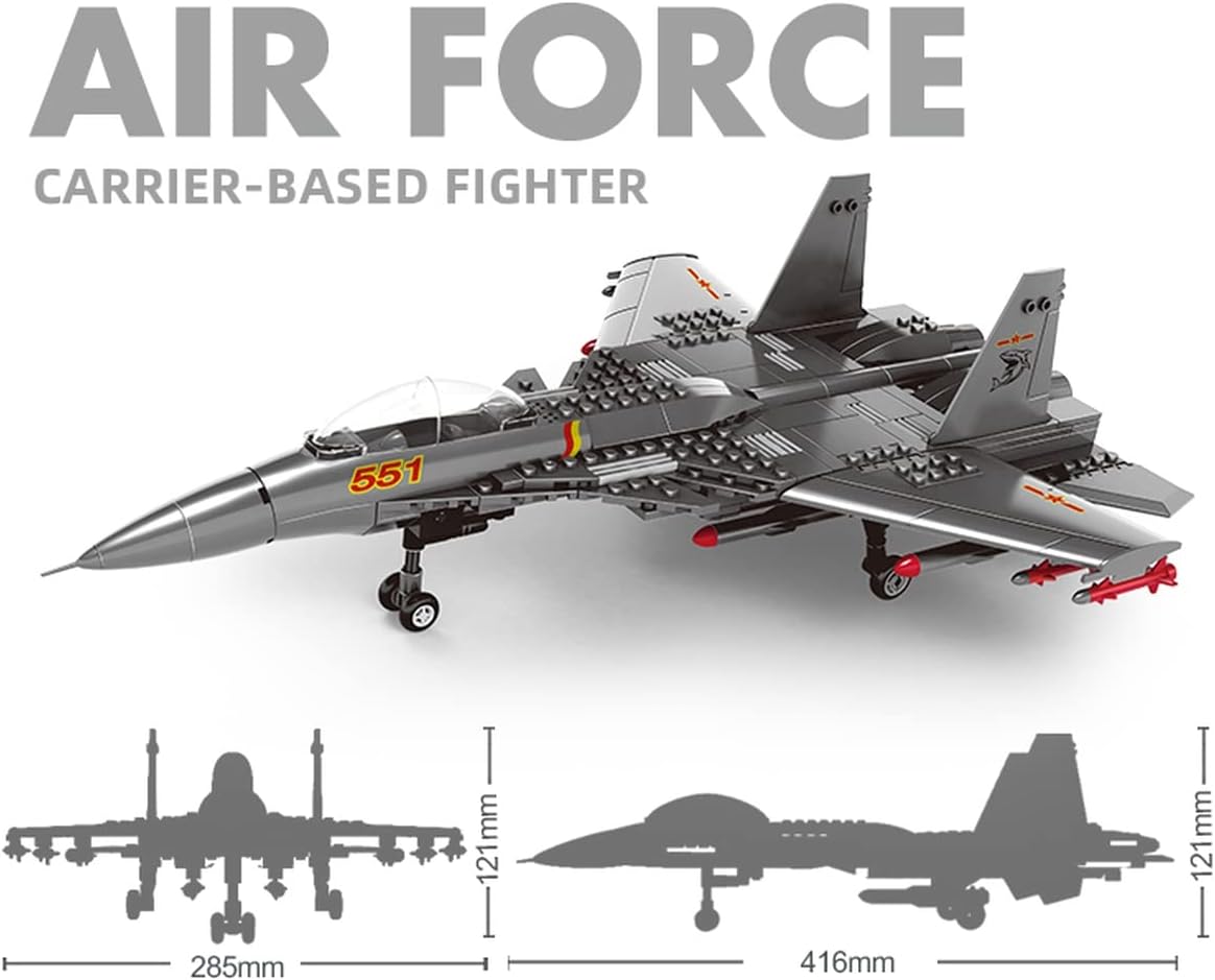 The Shenyang J15 Carrier - Based Fighter 1:54 No. 4001 285 pcs.