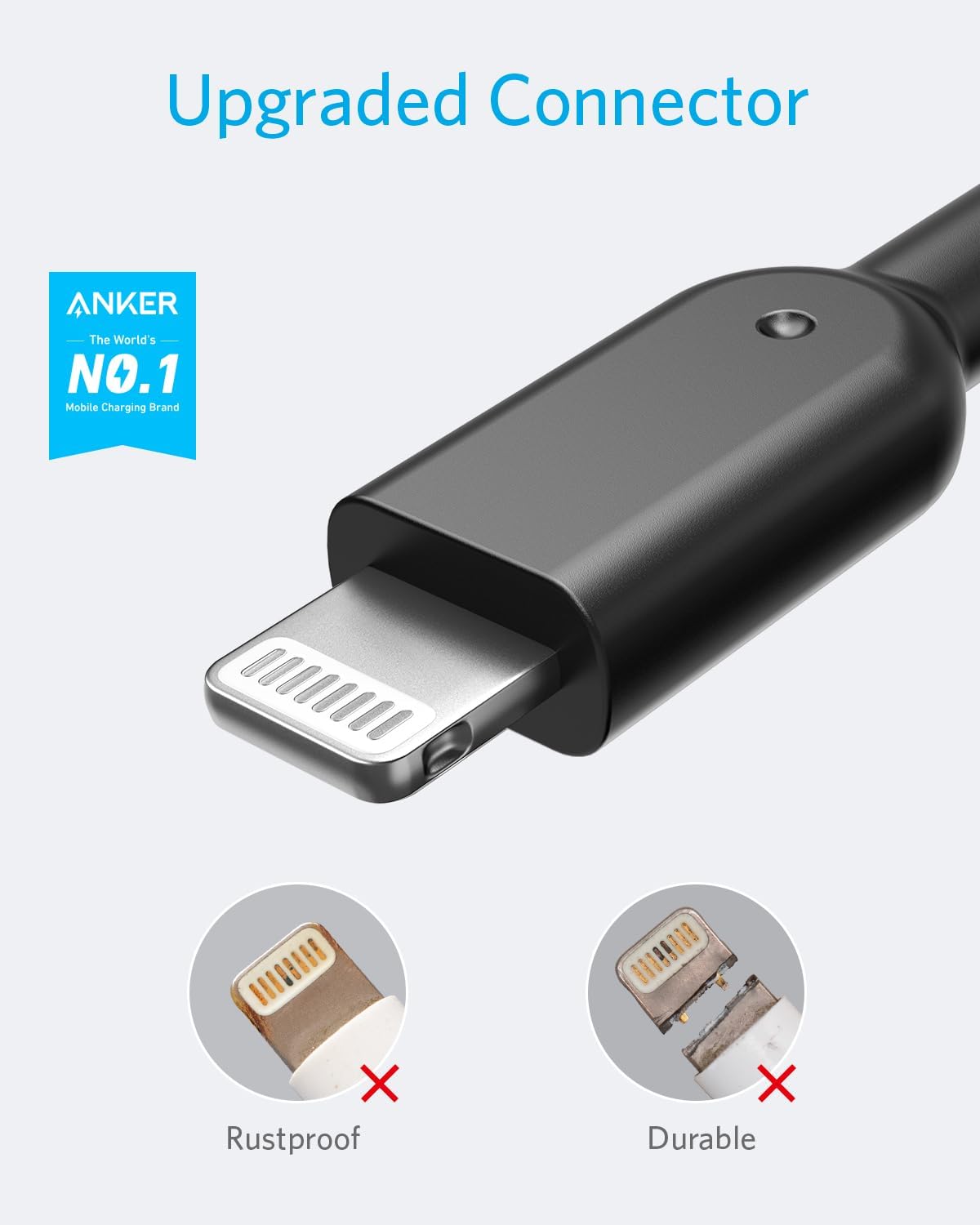 Anker PowerLine Premium MicroUSB Cable Black