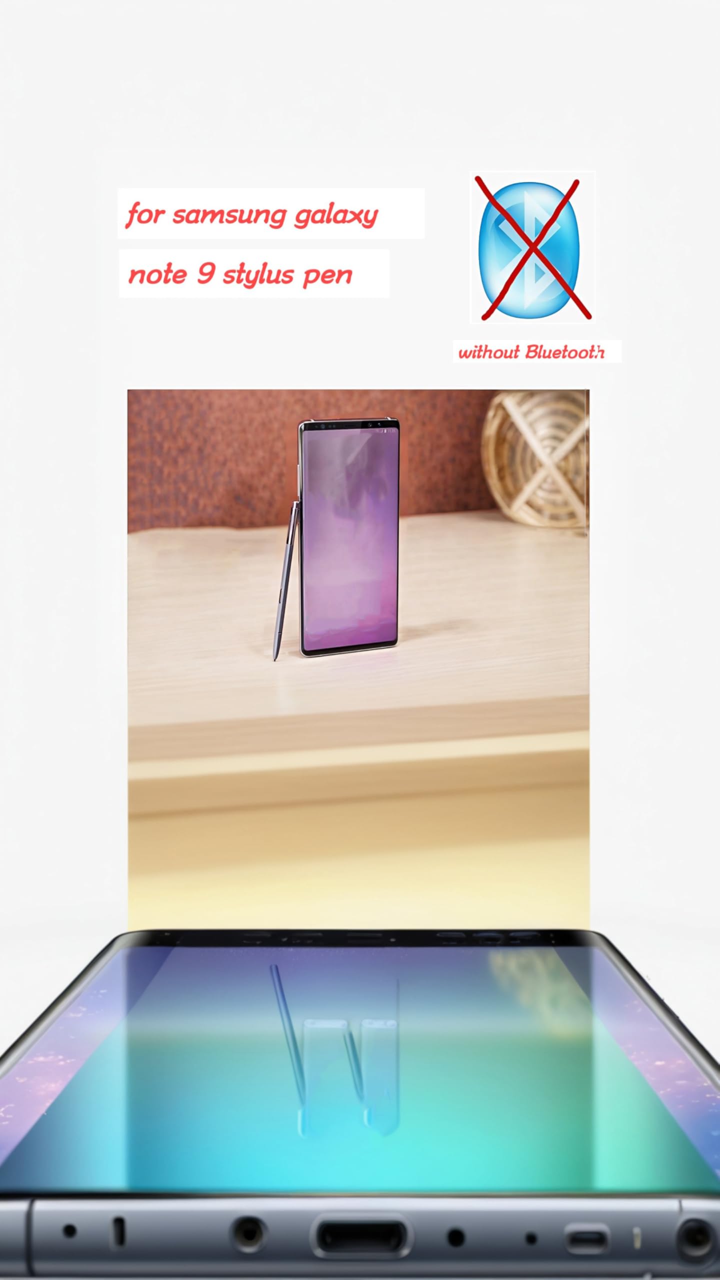 Compatible for Samsung NOTE9 Stylus Pen | S-Pen Compatible | Electromagnetic & Capacitive Touch for Precise Control