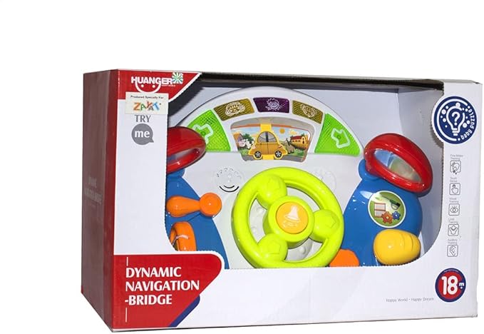 Huanger he0507 dynamic navigation bridge toy for kids - multi color