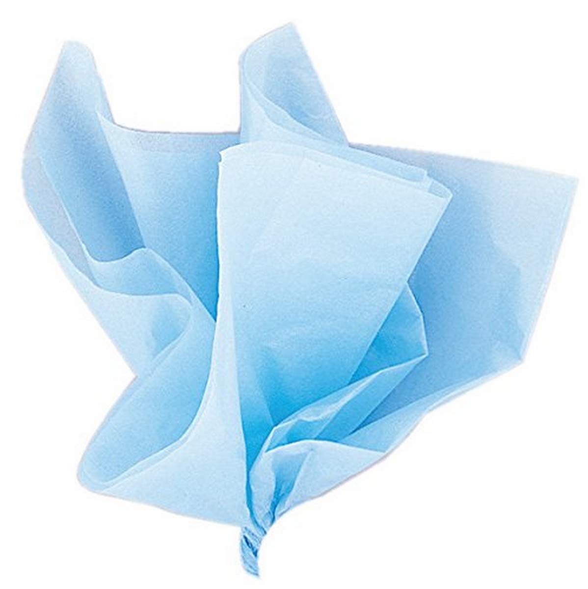 Unique Tissue Paper Sheet 10-Pieces, Baby Blue