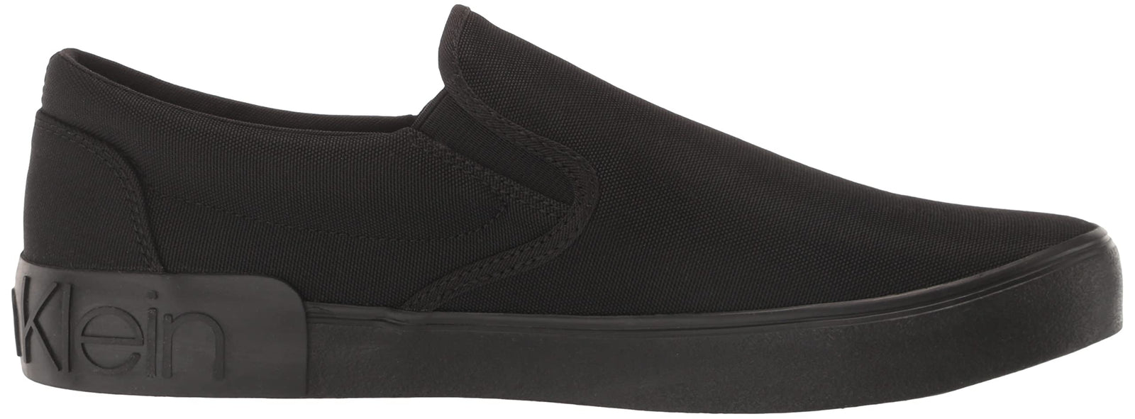 Calvin Klein Men's Ryor Sneaker, Black/Black Canvas 002, 13 / 47 EU