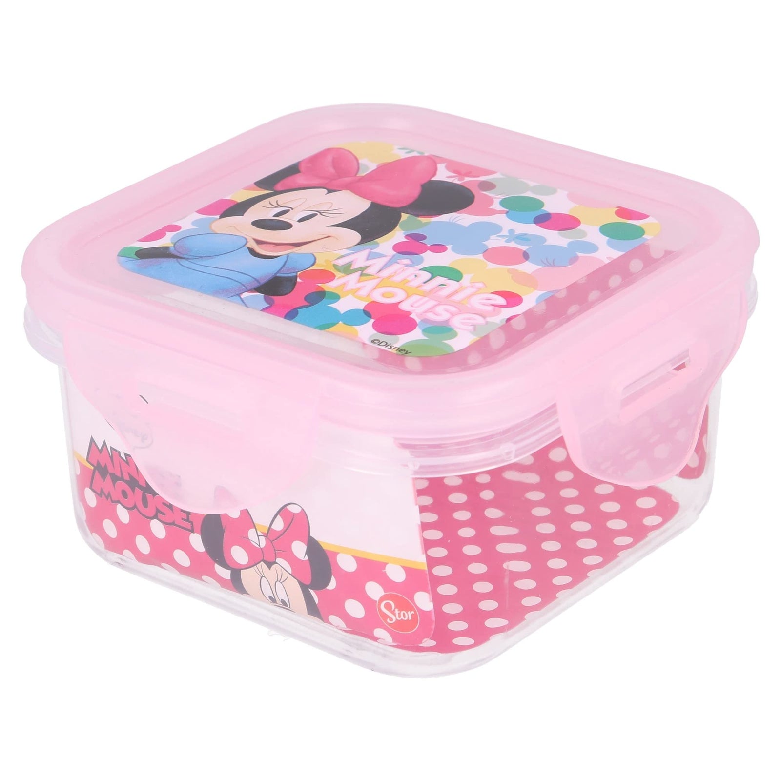 Stor Square Hermetic Food Container 290Ml Minnie Feel Good