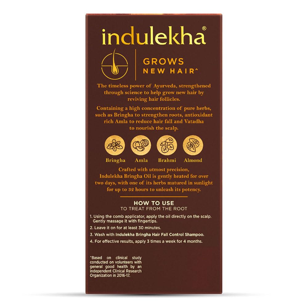 Indulekha Bringha Hair Oil Selfie Bottle 100ml (1 Pack) by indulekha