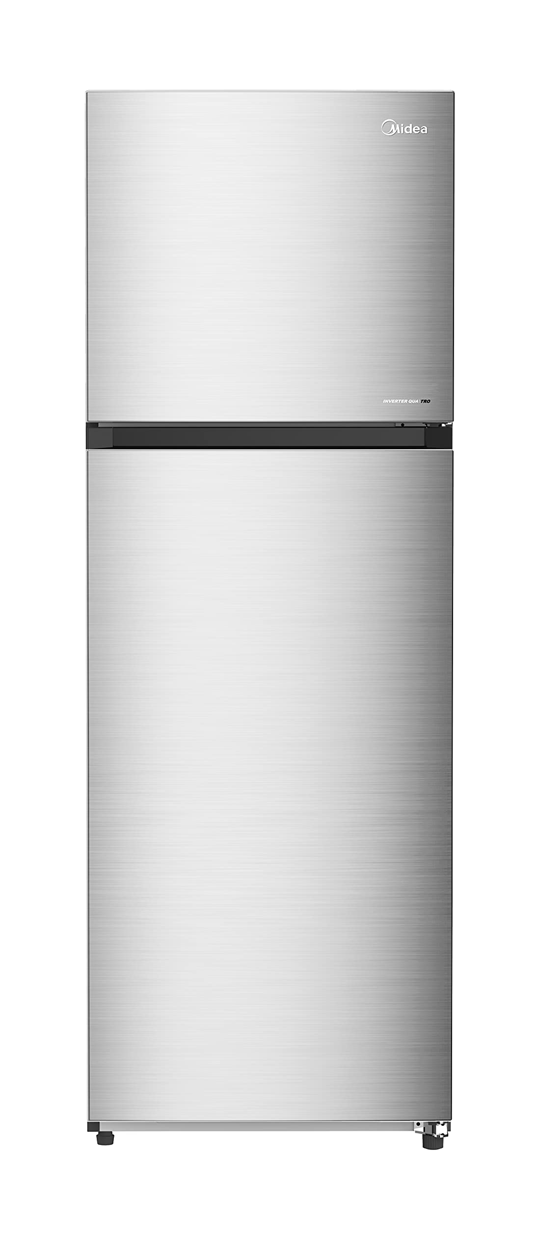 Midea 489L Gross Top Mount Double Door Refrigerator MDRT489MTE46, 2 Doors Frost Free Fridge Freezer With Smart Sensor & Humidity Control, Active-C Fresh, Multi-Air Flow, Electronic Control, Silver