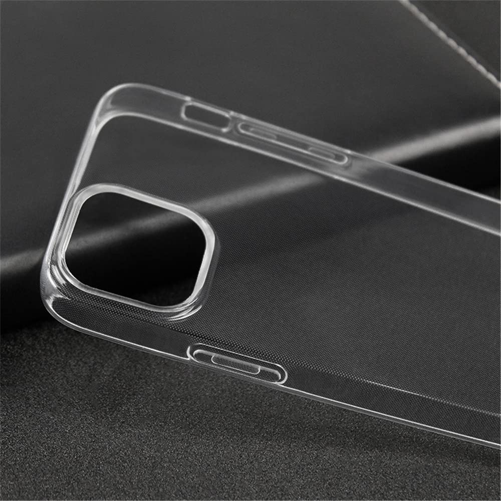 Muguian Case for iPhone 11, 6.1-Inch, Silky-Soft Touch, Full-Body Protective Case, Shockproof Cover with Microfiber Lining(Crystal Clear)