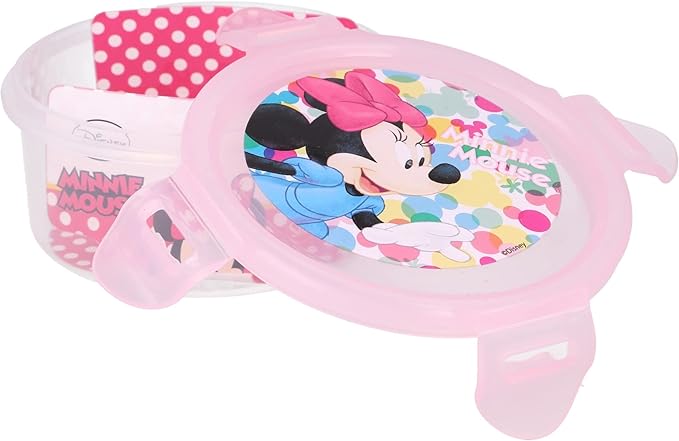 Stor Round Hermetic Food Container 270Ml Minnie Feel Good