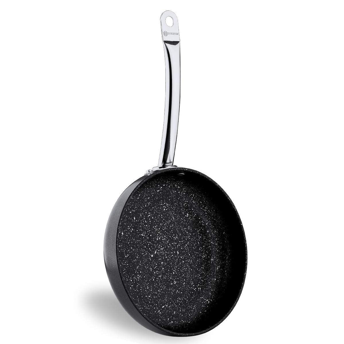 Korkmaz Proline Nero Frying Pan, Nonstick Omelette Pan, Chefs Pan, Saucepan, Non Stick Fry Pan, 26x5.5 CM