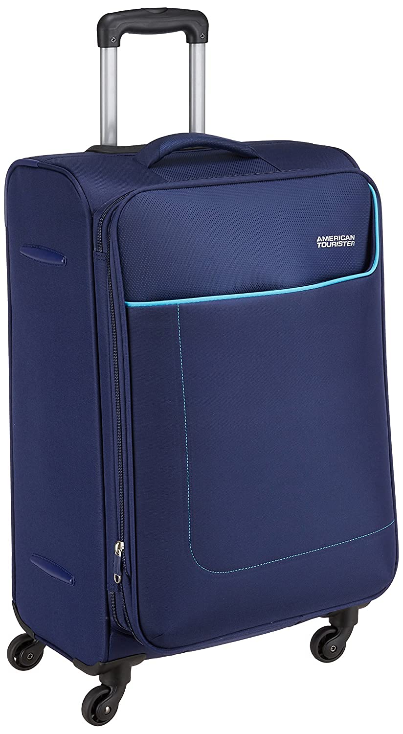 American Tourister Jamaica Soft Luggage Travel Trolley Bag , NAVY , 80 CM