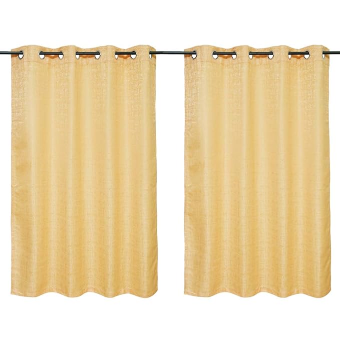 HOME TOWN Curtain, 135x240 cm Yellow