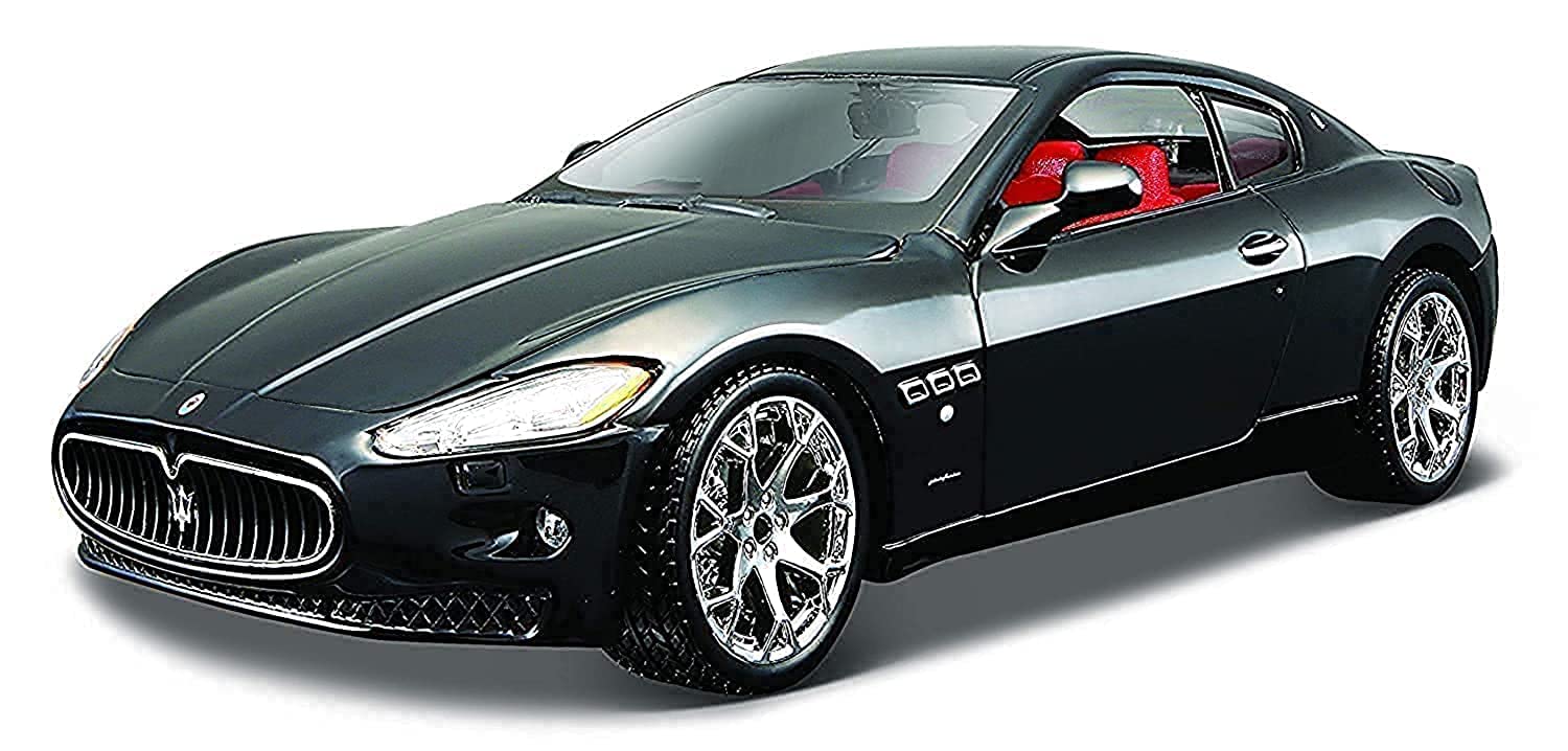 Bburago – 22107bk – 21036bk – Vehicle Miniature – Model Scale Maserati GranTurismo – 2008 – Echelle 1/24- Assorted Colours For Boys