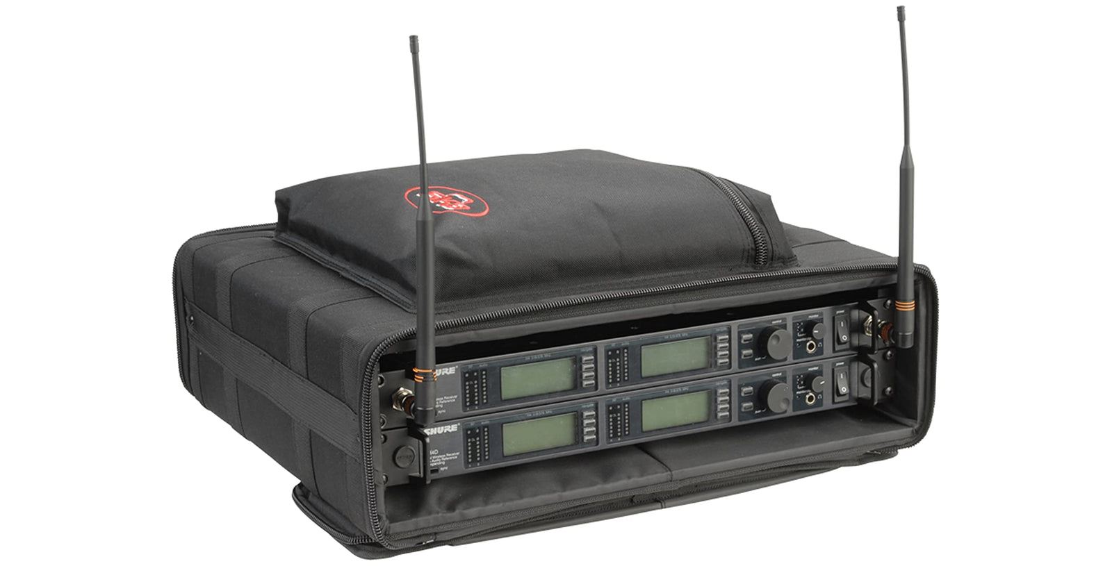 Skb Two Space Soft Rack Case, 2U Size, Black
