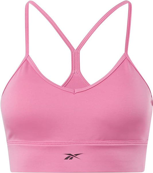 Reebok WOR Tri Back Bra- P TRUPNK H65613 TRAINING WORKOUT BRA - LIGHT SUPPORT For Women