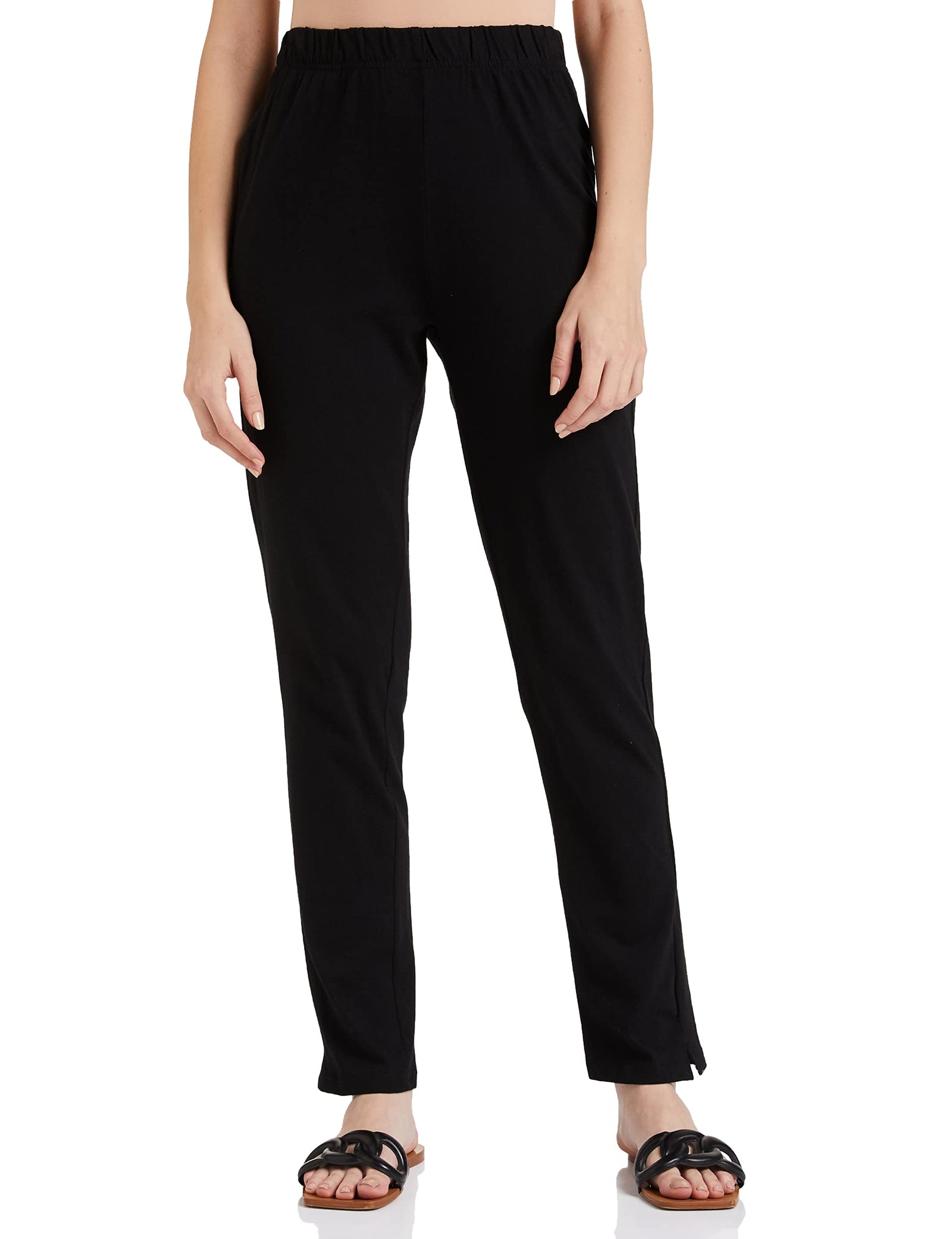 Amazon Brand - Myx Women's Knit Pants Slim