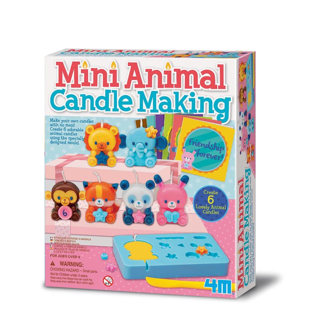 4M 404681 Mini Animal Candle Making Educational Toy