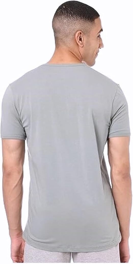 Hero Basic mens Set Of 4 - Round Neck t-Shirts + Free Boxer Underwear (pack of 5).GRAY.L