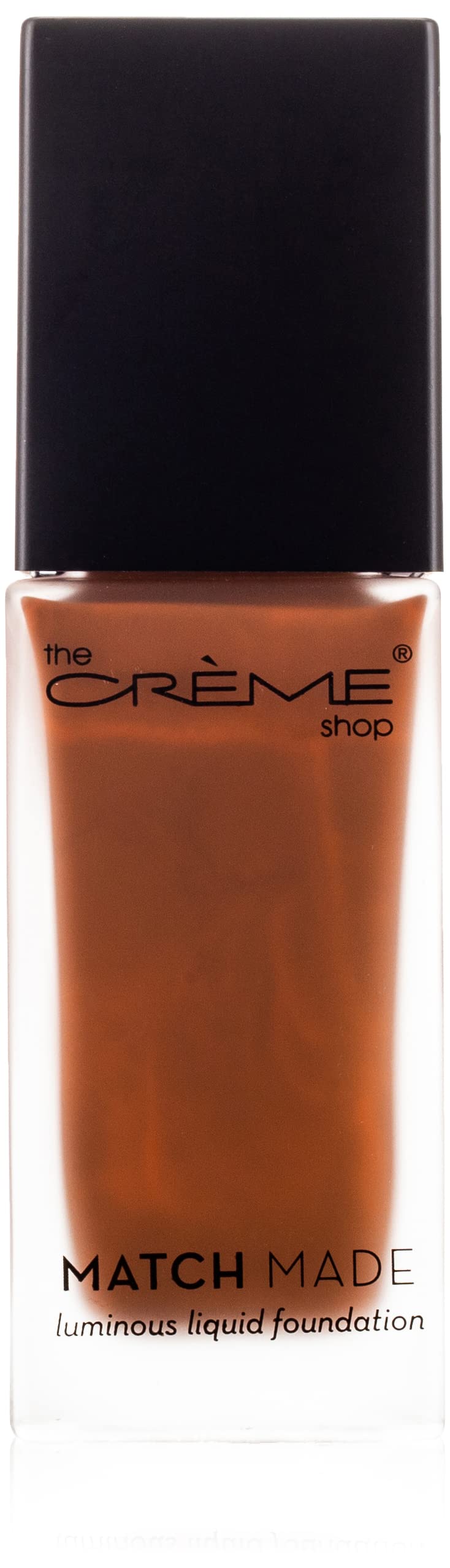 The Crème Shop LuminoUS Brown Liquid Foundation - Matte Finish, Lightweight, Buildable to Full Coverage, Shade 29