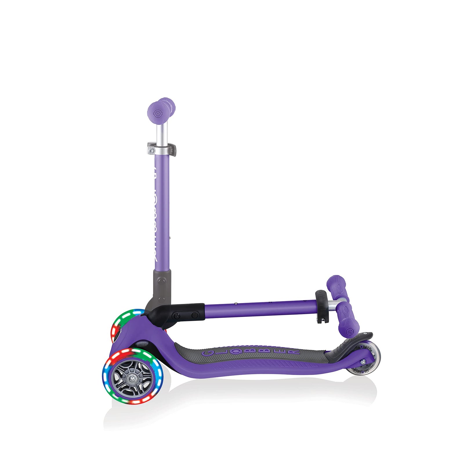 Globber Junior Foldable Lights Scooter, Toys, Scooter for Boys and Girls,