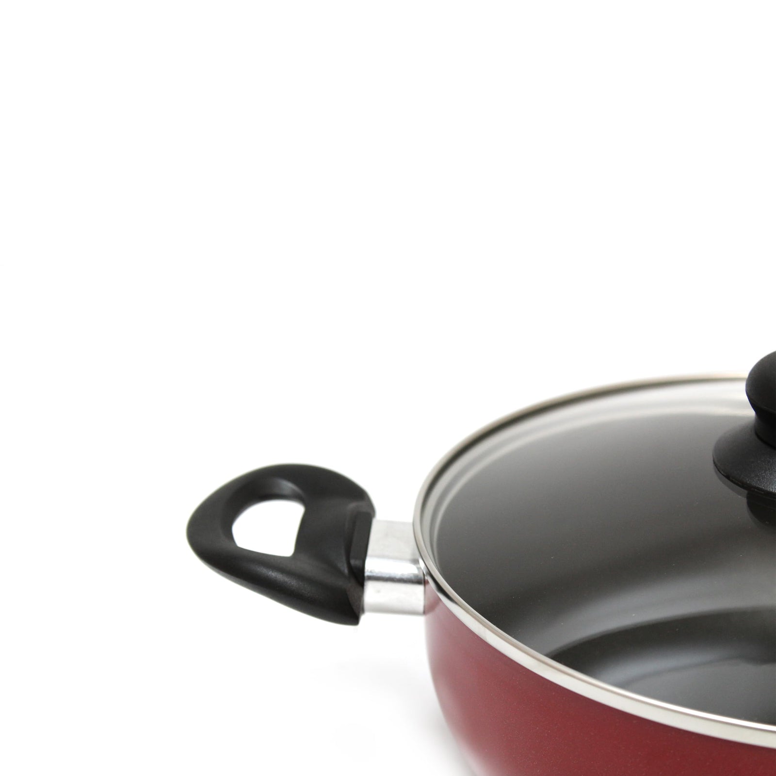BLACKSTONE Kadai Pan Ceramic Coating Frying pan with glass lid (22 CM)
