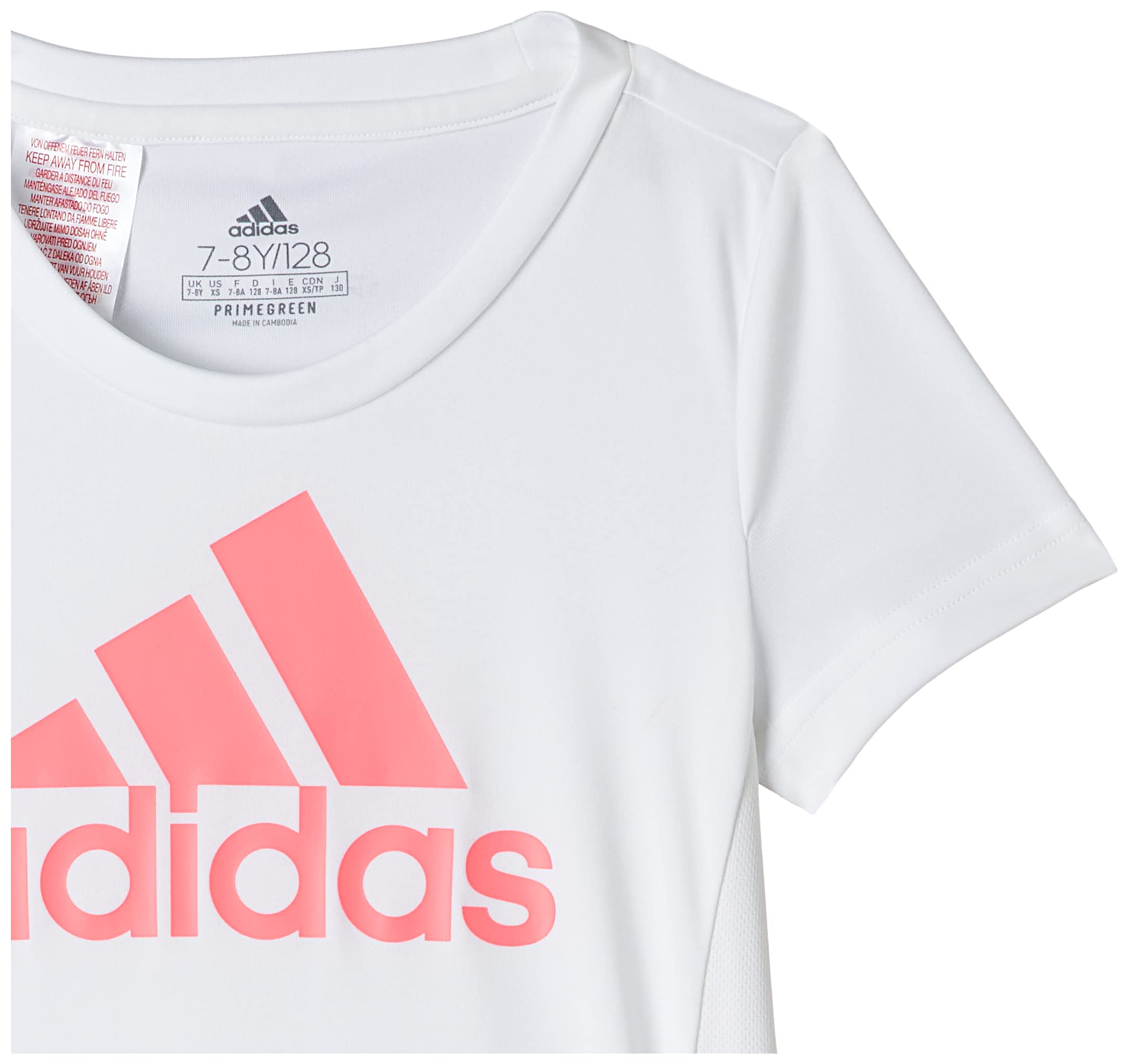 ADIDAS GIRLS D2M BIG LOGO T-SHIRT T-SHIRTS