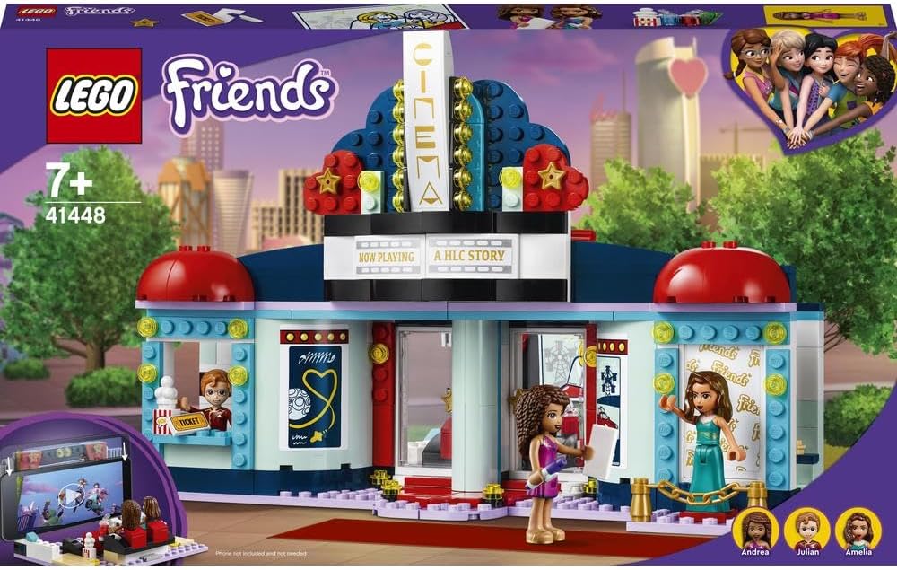 طقم بناء LEGO Friends Heartlake City Cinema 41448 (451 قطعة)
