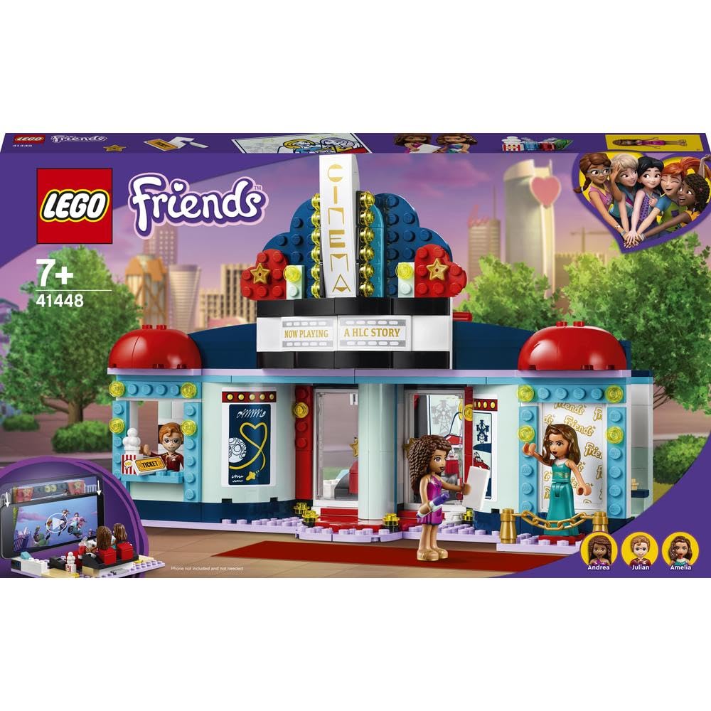 طقم بناء LEGO Friends Heartlake City Cinema 41448 (451 قطعة)
