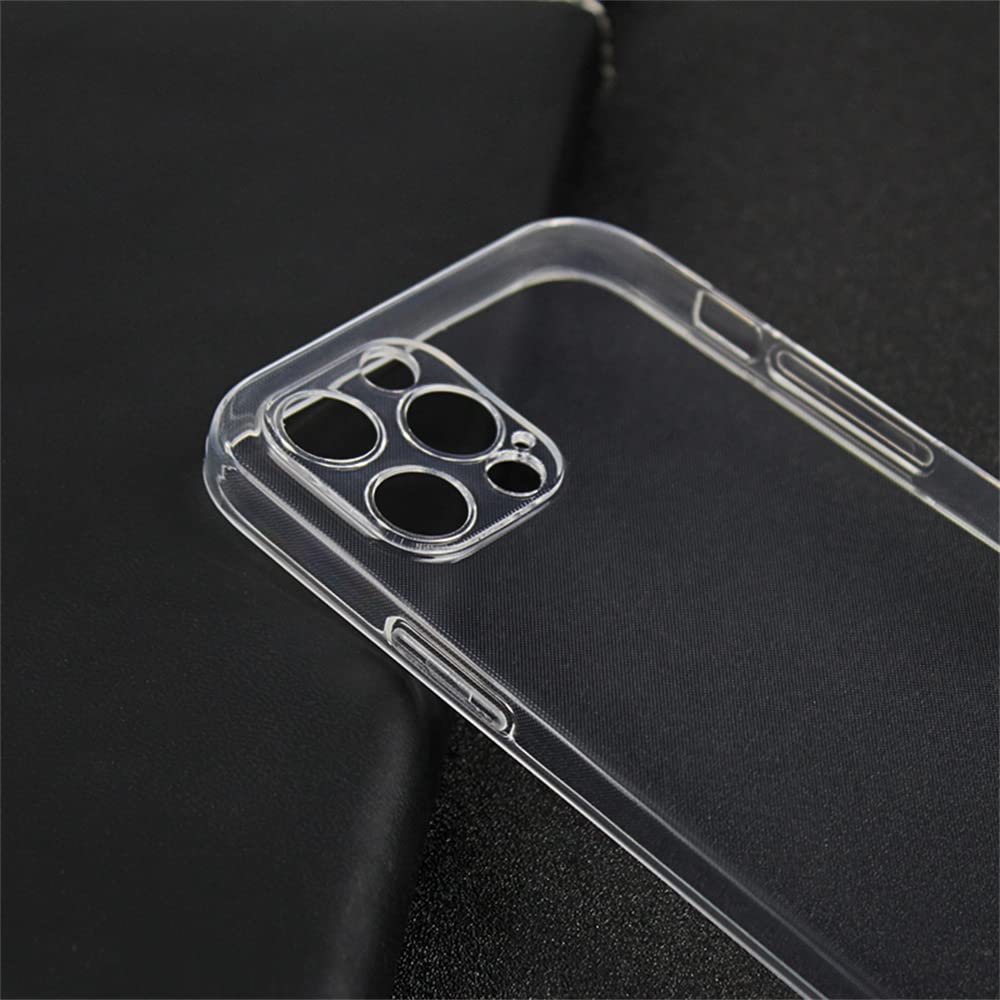 AJEZDONG Compatible with iPhone 11 Pro Max Case Bumper Hybrid Protective Anti Yellowing Shockproof Non Slip Slim Fit (Crystal Clear)