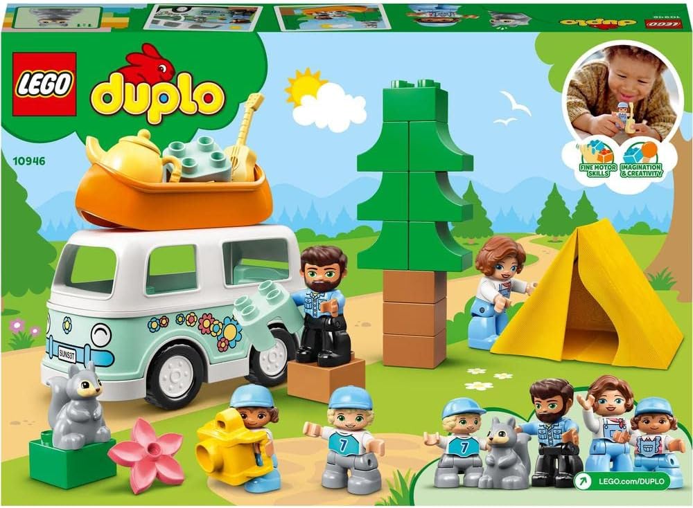 LEGO DUPLO Town Family Camping Van Adventure 10946 Building Toy (30 Pieces)