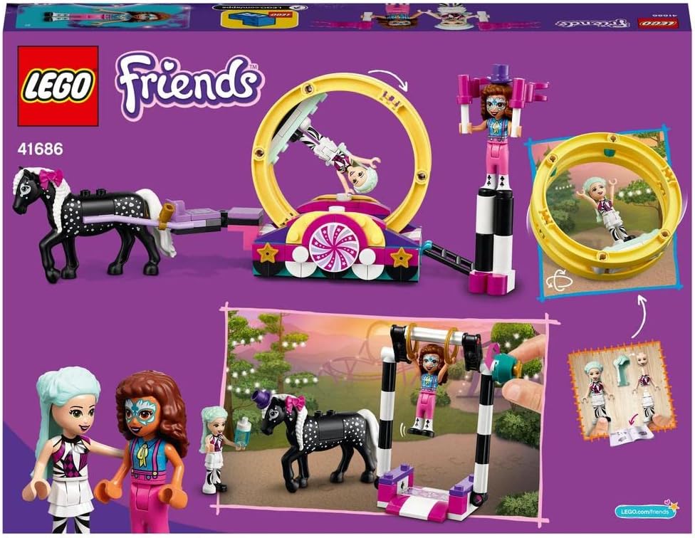 مجموعة بناء LEGO® Friends Magical Acrobatics (41686) – 223 قطعة