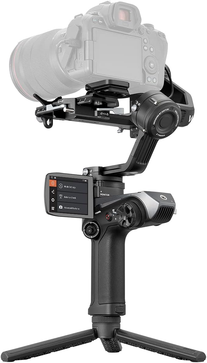 Zhiyun-tech weebill-2 3-axis gimbal stabilizer with rotating touchscreen