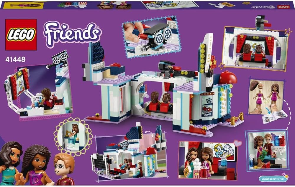 طقم بناء LEGO Friends Heartlake City Cinema 41448 (451 قطعة)
