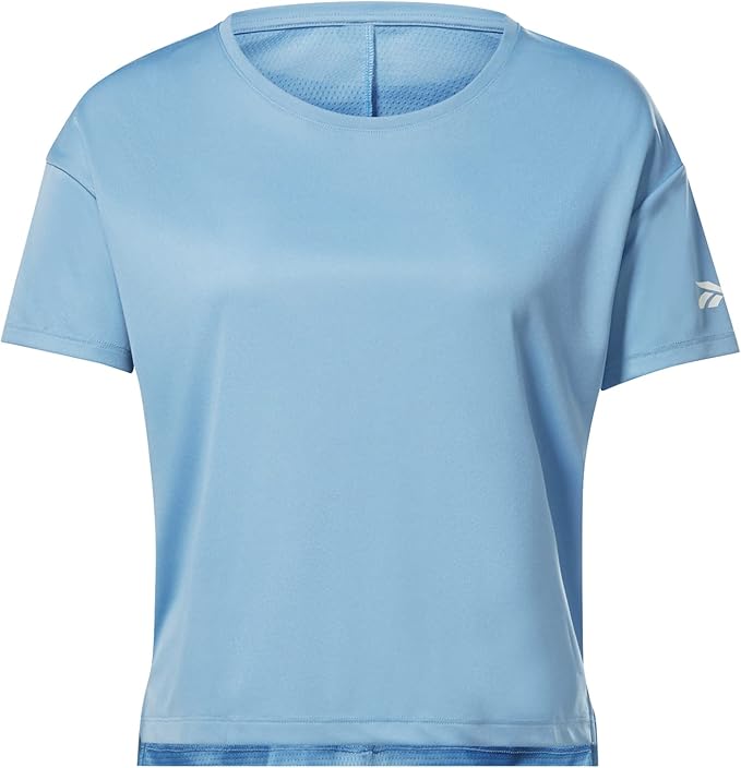 Reebok WOR COMM Poly T-shirt S NGHBLK GR9469 TRAINING T-SHIRT (SHORT SLEEVE) For Women