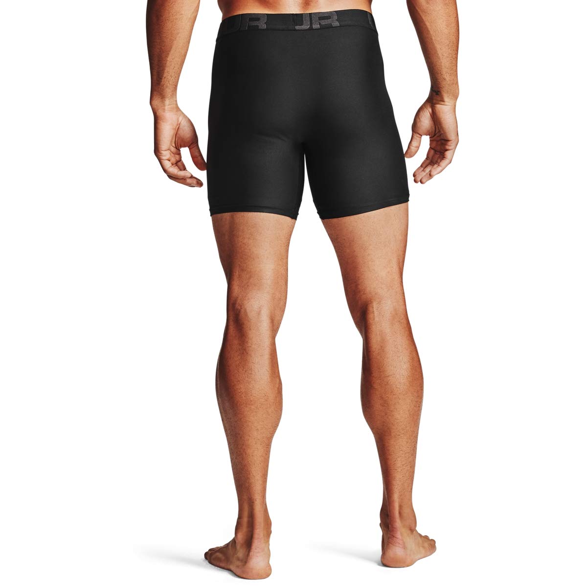 Under Armour mens Tech 6in 2 Pack Boxer Shorts, M