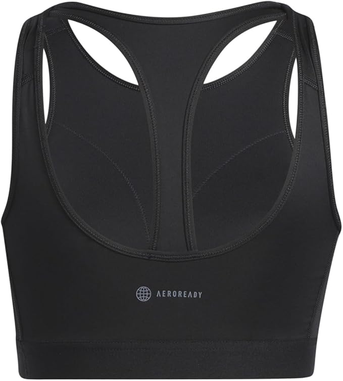 Adidas ls farm b ha0063 training black workout bra - light support for women