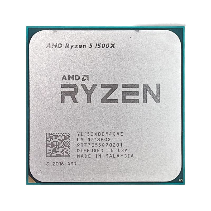 AMD Ryzen 5 1500X R5 1500X 3.5 GHz Quad-Core Eight-Core CPU Processor L3=16M 65W YD150XBBM4GAE Socket AM4 No Fan