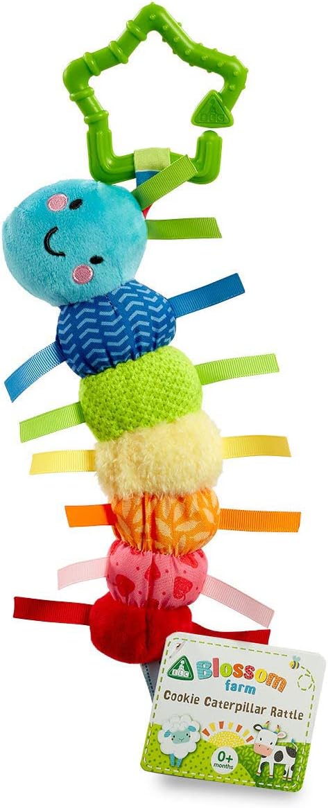 ELC Blossom Farm Cookie Caterpillar Rattle Toy