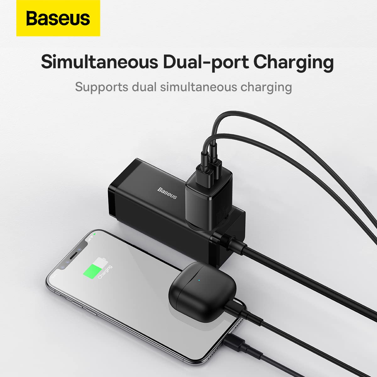 Baseus Compact Charger 2U 10.5W EU Black