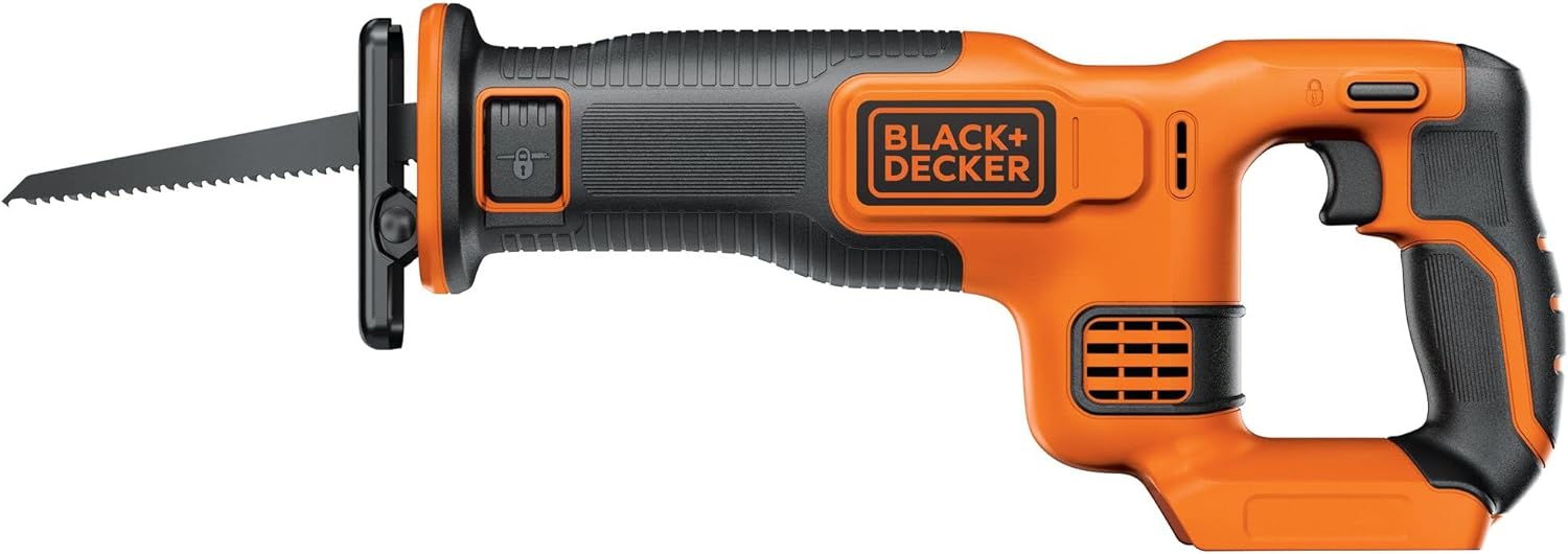 BLACK+DECKER Cordless 20mm Reciprocating Electric Saw, 18V, Battery not included - BDCR18N-XJ,