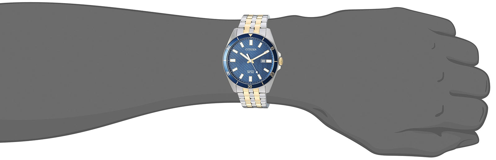 Citizen Quartz Mens Watch, Stainless Steel, Classic