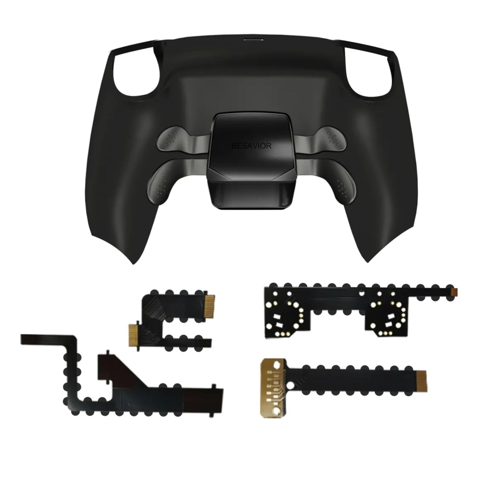 Besavior PS5 Controller, DIY Kit, Gaming Converter, Back Button, Wired/Wireless Connection, No Delay, Stable, Remote Play Graduation, XIM APEX MATRIX REASNOWS, Cronus TITAN, Black